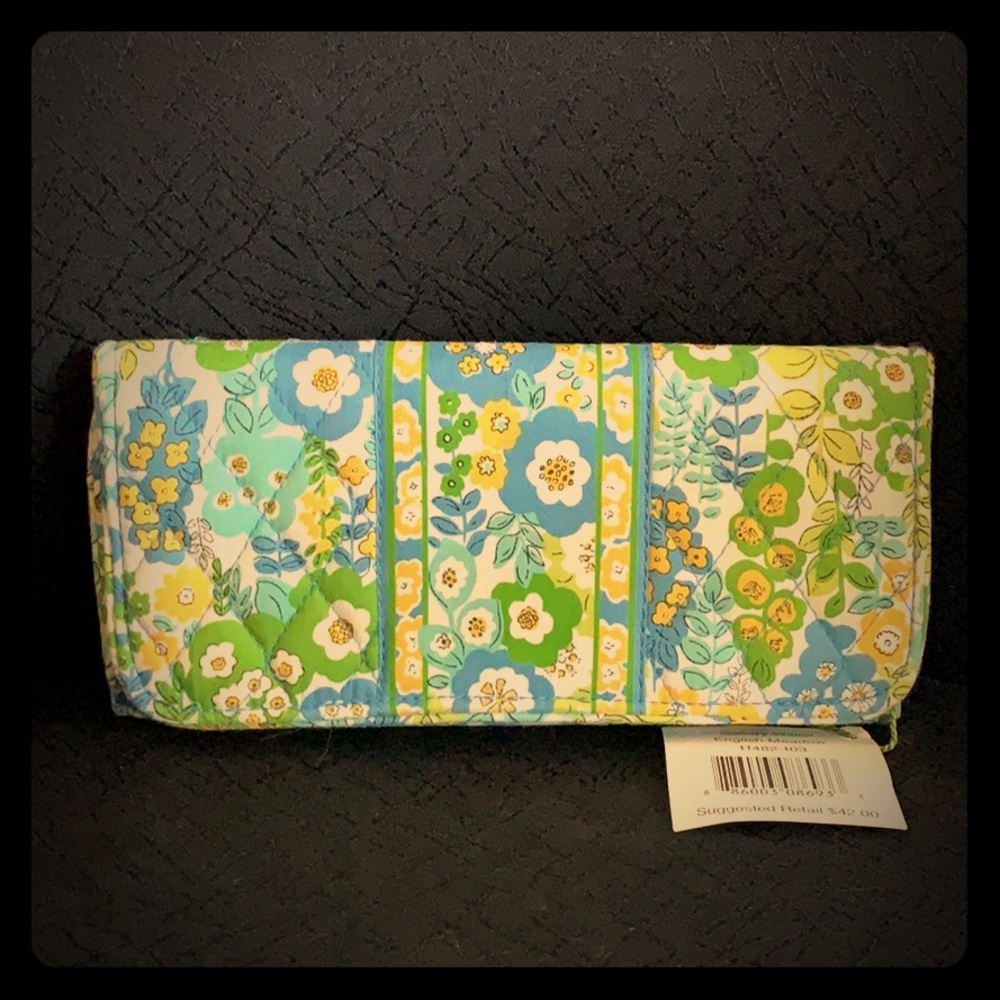 NWT Vera Bradley English meadow gallery wallet